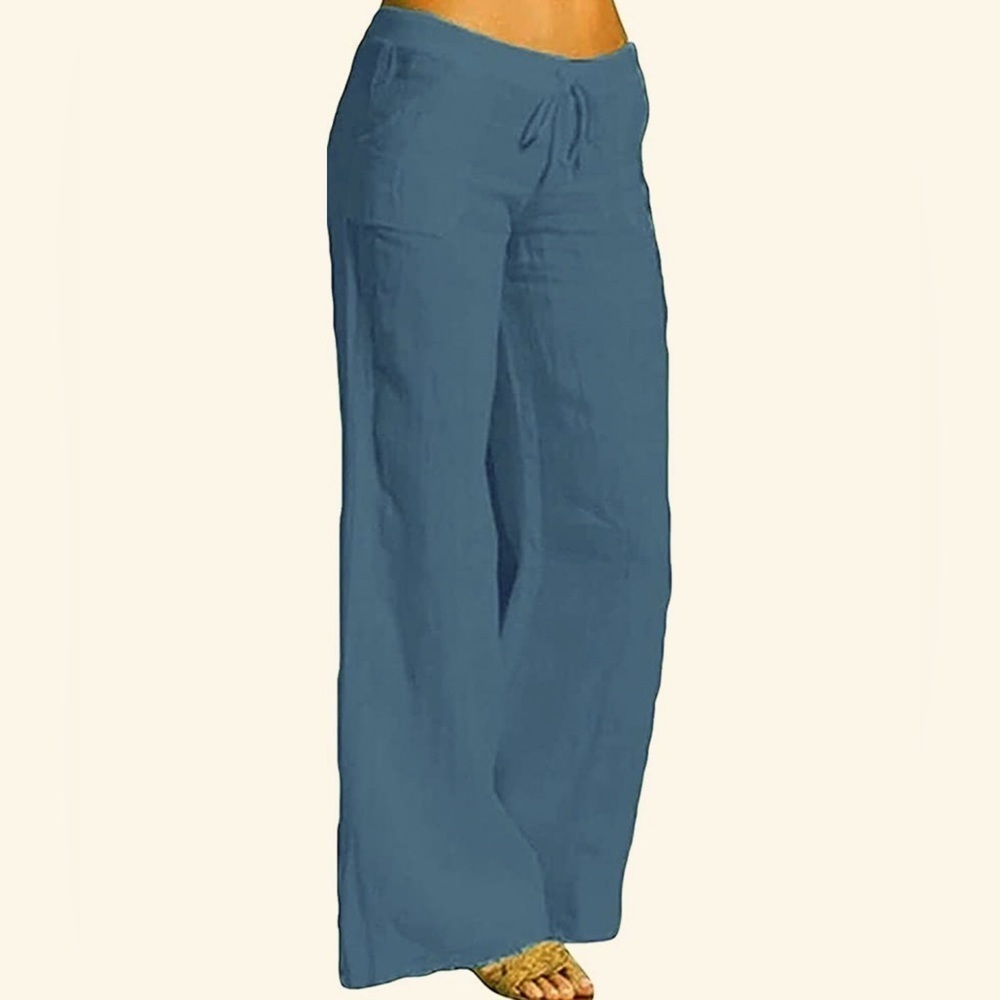 COPY - Rushiabar cotton linen high waist trouser pants! NWT